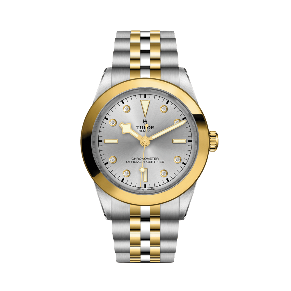 Black Bay One S&G 39mm - Silver, Diamond-Set on Bracelet