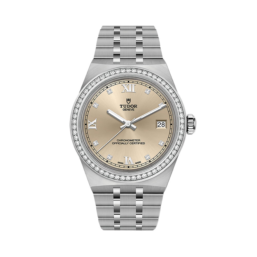 TUDOR Royal 36mm - Ivory, Diamond-Set on Bracelet