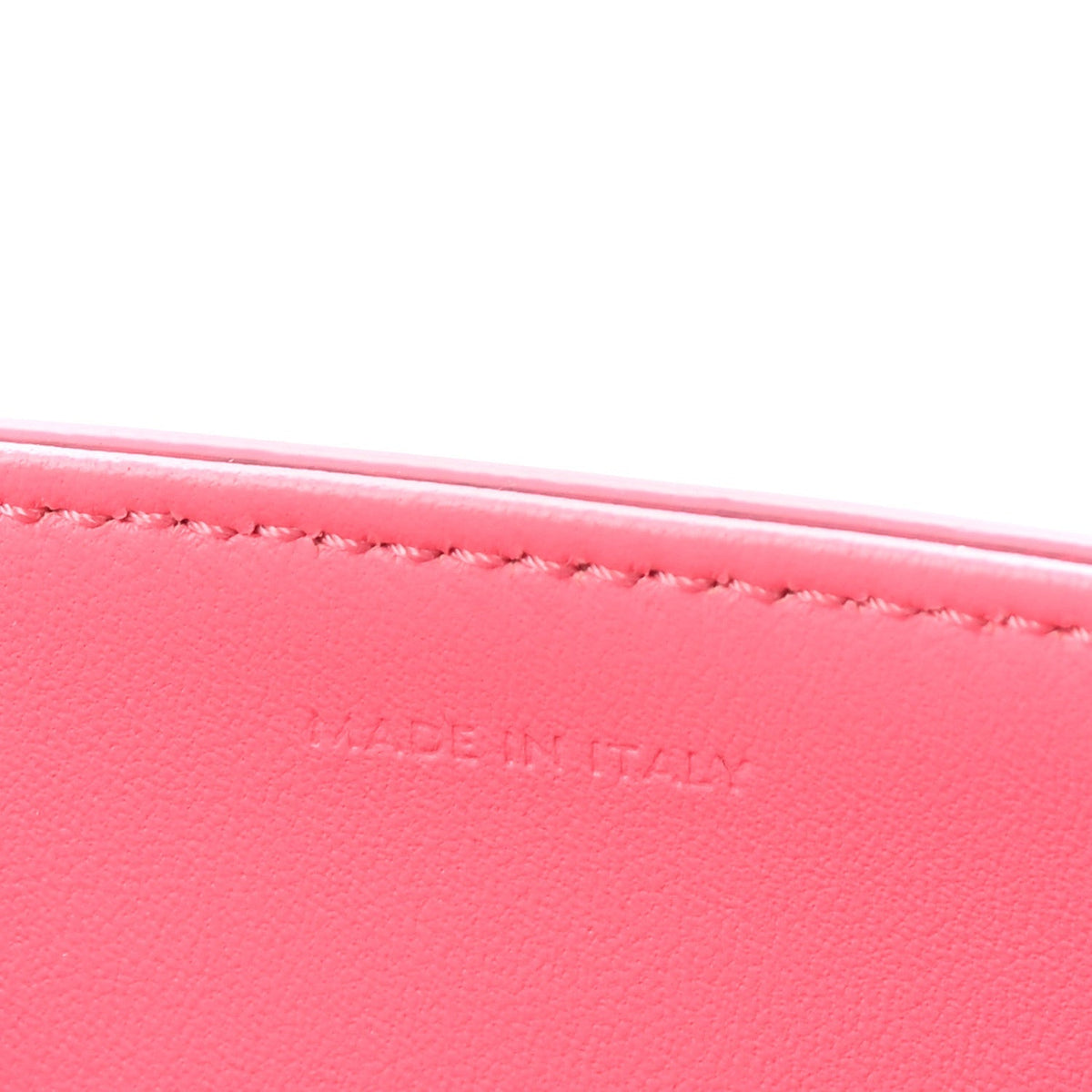 Shiny Calfskin Triomphe Chain Shoulder Bag Flamingo