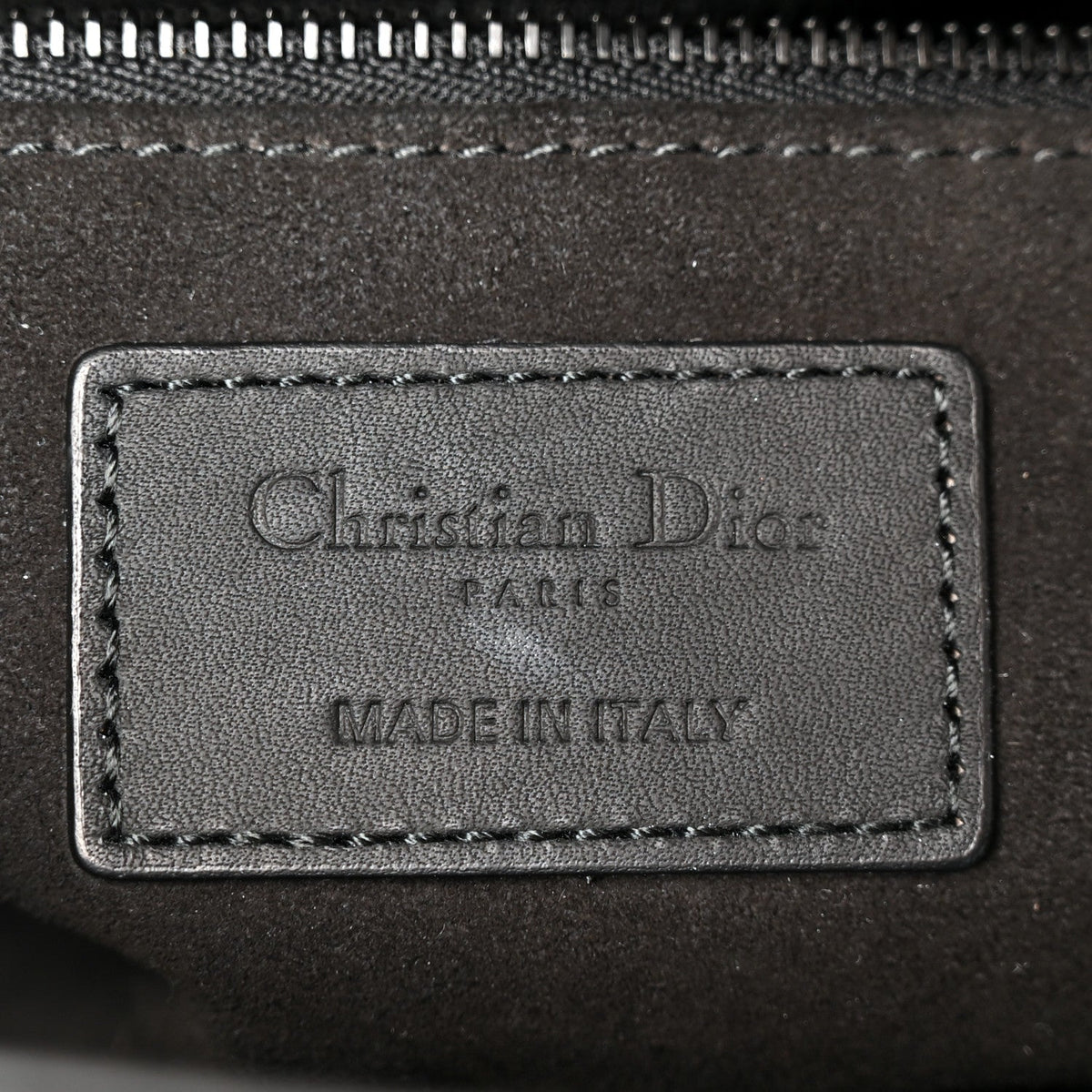 Ultra Matte Calfskin Cannage Medium Lady Dior Black