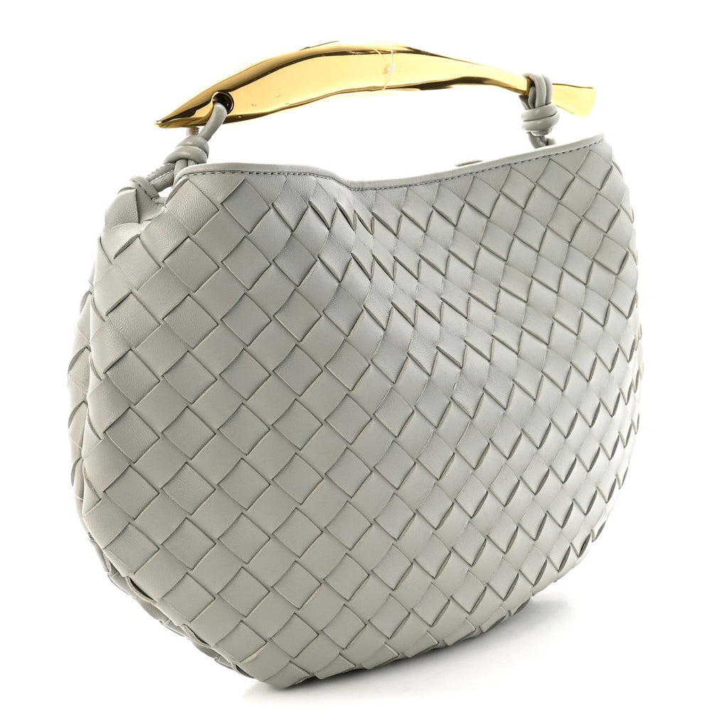 Nappa Intrecciato Sardine Bag Agate Grey