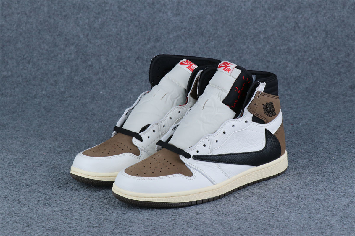 Custom Travis Scott x Air Jordan 1 Retro High OG 'Reverse Mocha'