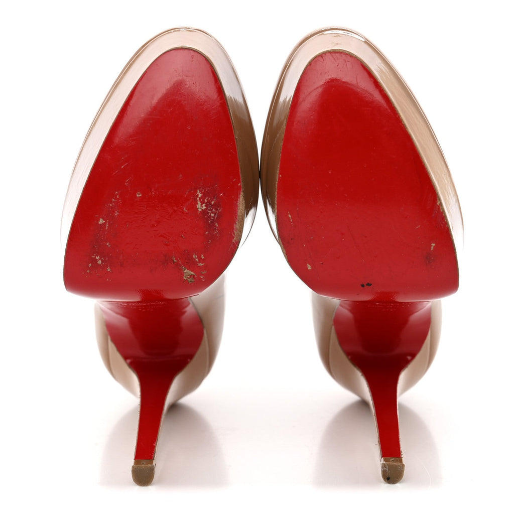 Patent Bianca 120 Pumps 35 Nude