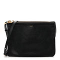 Lambskin Small Trio Crossbody Bag Black