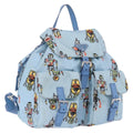 PRADA Backpack Nylon Light Blue Silver Auth 200461