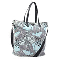 PRADA Tote Bag Nylon 2way Light Blue Silver Auth 201271A