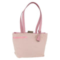 PRADA PRADA Sports Tote Bag Canvas Pink Auth 201301