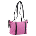 PRADA Shoulder Bag Nylon Pink Black Auth 202854
