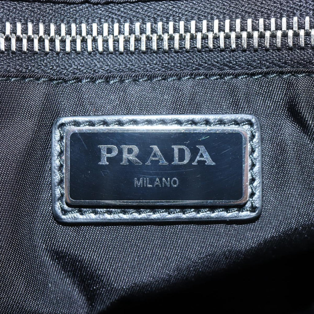 PRADA Frankenstein Backpack Nylon Black Purple Auth 203108M