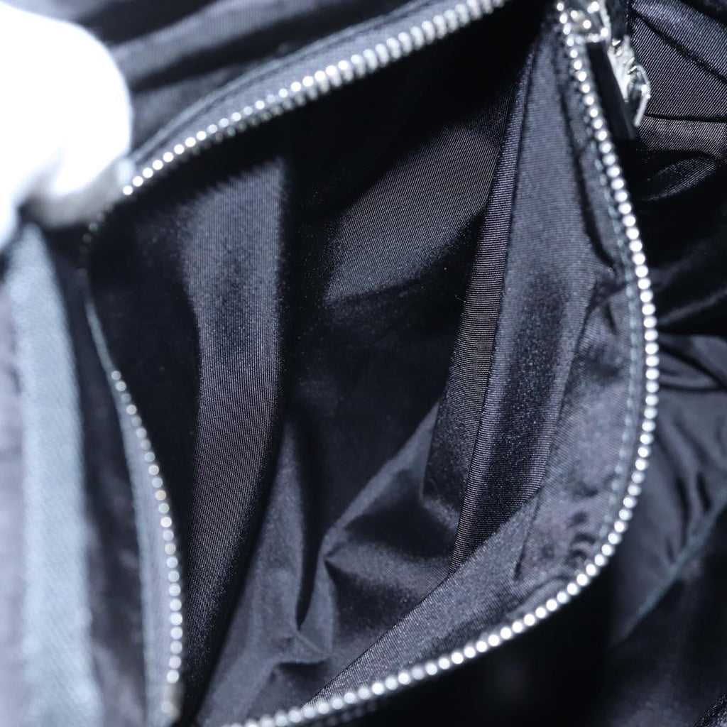 PRADA Frankenstein Backpack Nylon Black Purple Auth 203108M