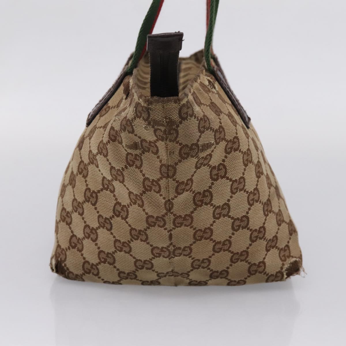 GUCCI GG Canvas GG Crystal Web Sherry Line Bag PVC 4 Set Auth 203742