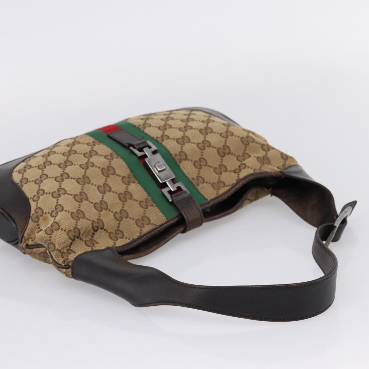 GUCCI GG Canvas GG Crystal Web Sherry Line Bag PVC 4 Set Auth 203742