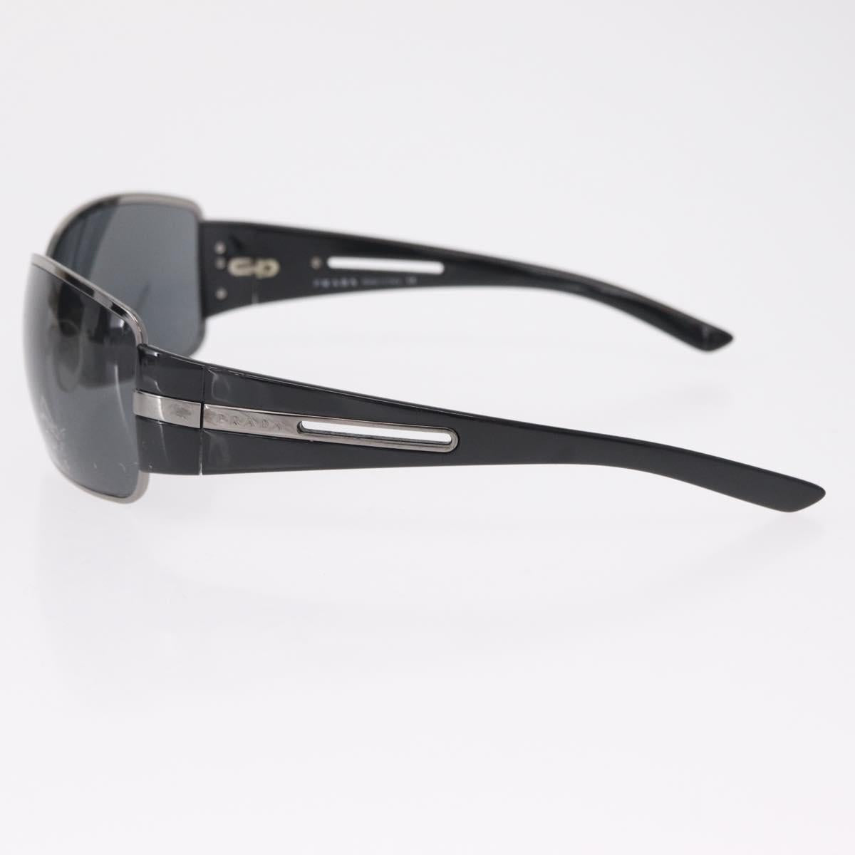 PRADA Sunglasses Plastic Black Auth 203806