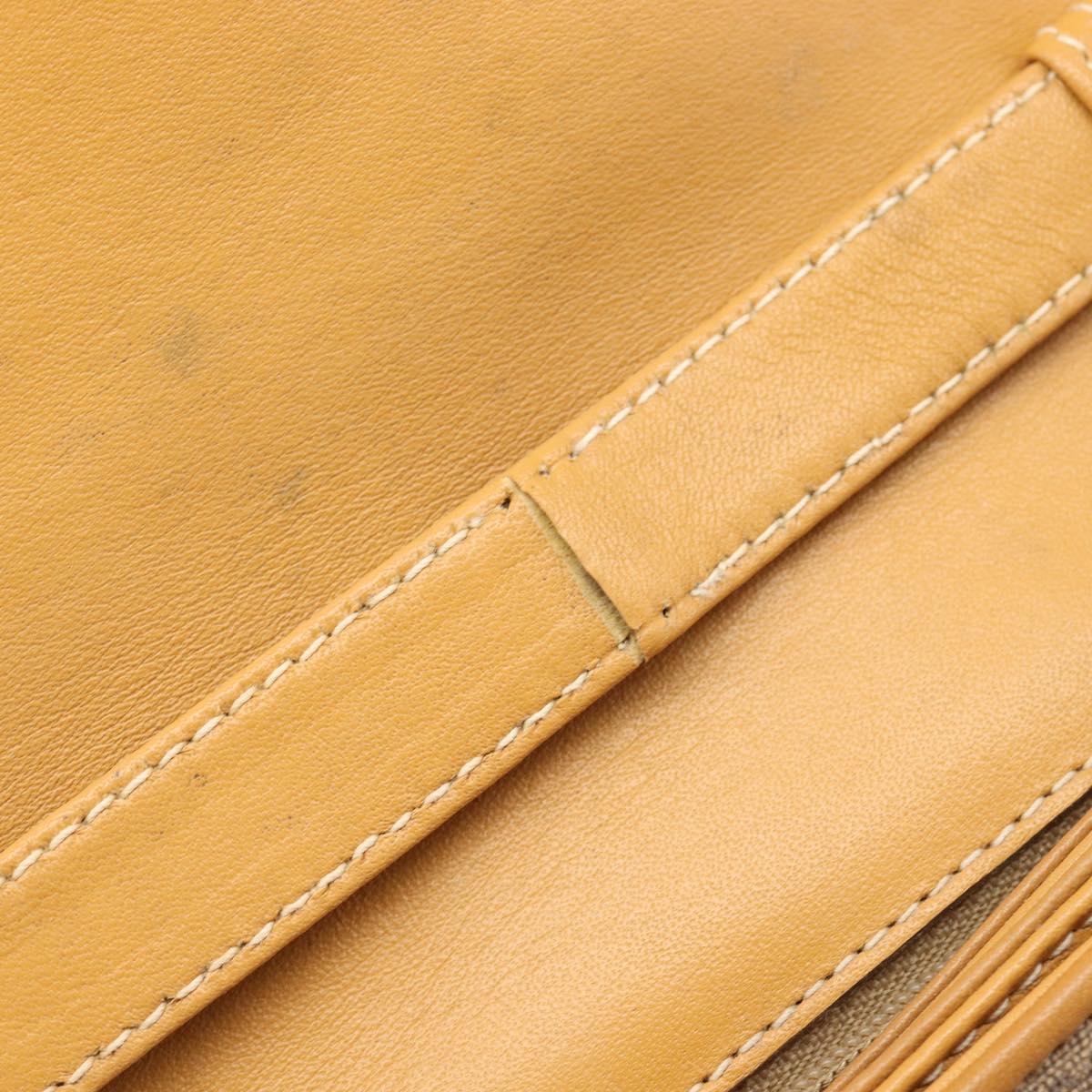 GUCCI Micro GG Supreme Shoulder Bag PVC Beige Gold 004 106 0024 Auth 205286