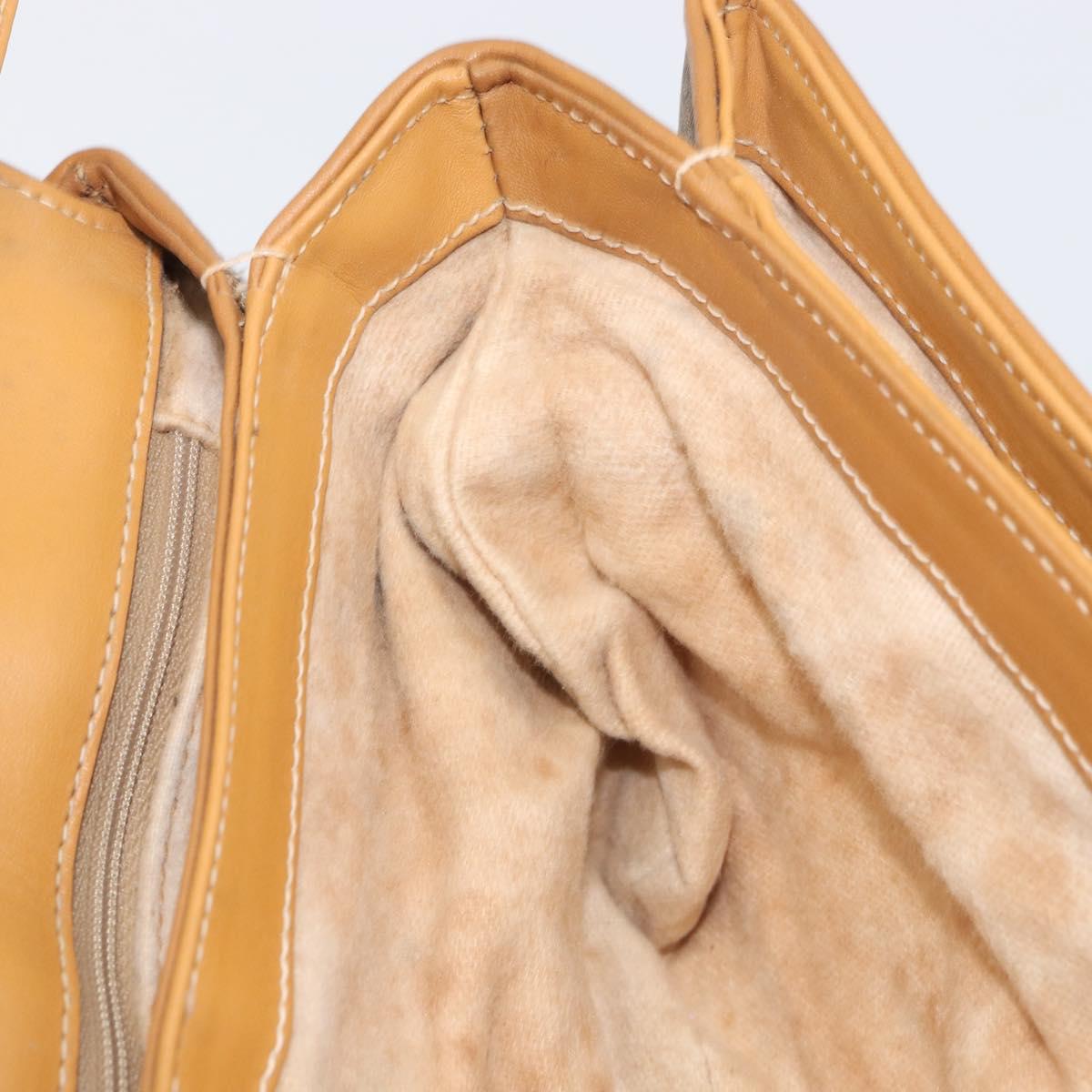 GUCCI Micro GG Supreme Shoulder Bag PVC Beige Gold 004 106 0024 Auth 205286