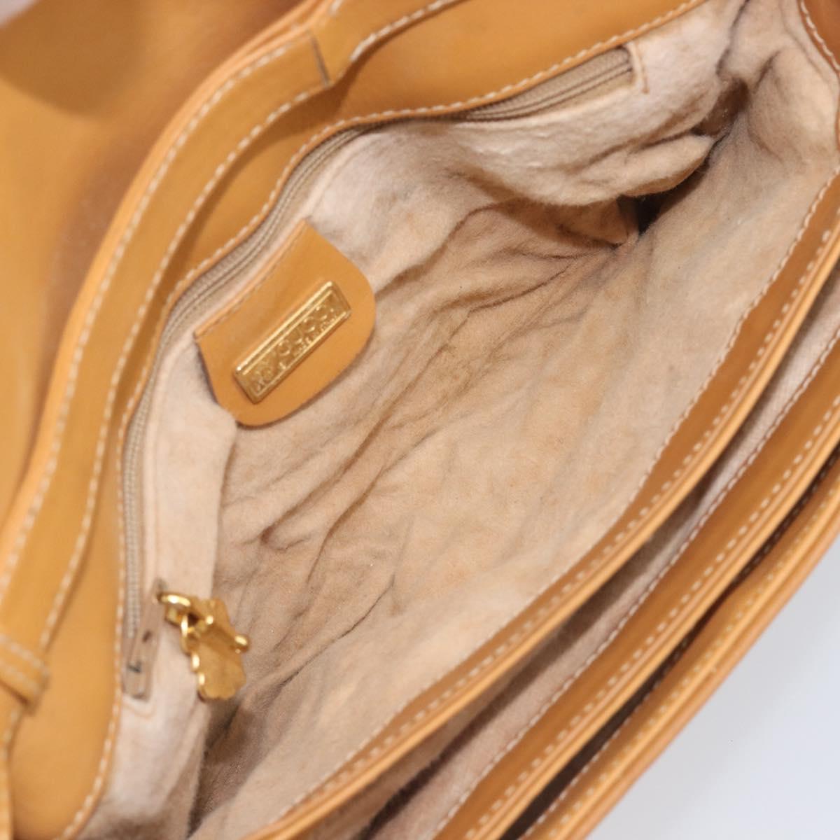 GUCCI Micro GG Supreme Shoulder Bag PVC Beige Gold 004 106 0024 Auth 205286