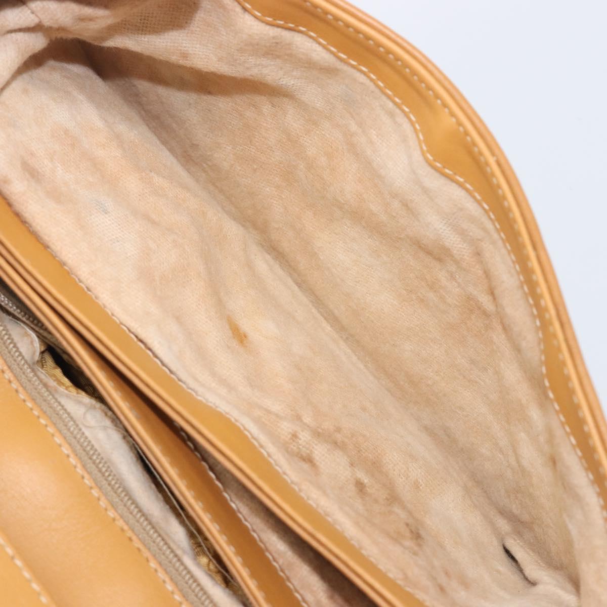 GUCCI Micro GG Supreme Shoulder Bag PVC Beige Gold 004 106 0024 Auth 205286