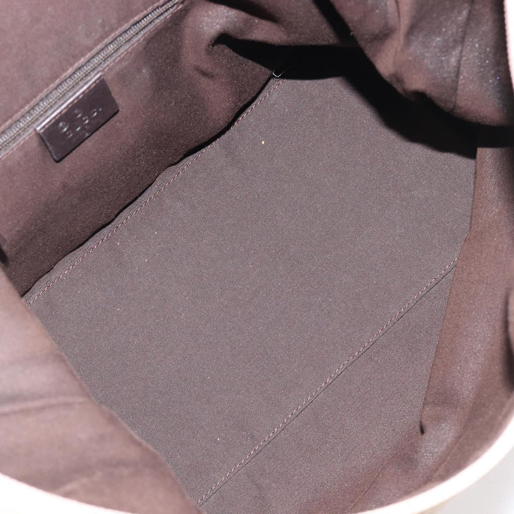 GUCCI Guccissima GG Canvas Shoulder Bag Outlet Pink Gold 257299 Auth 206078