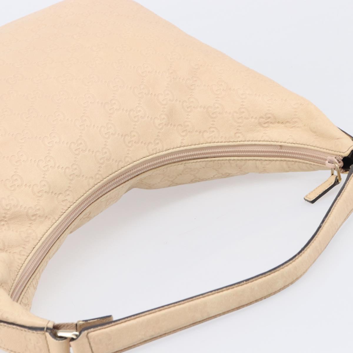 GUCCI Guccissima GG Canvas Shoulder Bag Outlet Pink Gold 257299 Auth 206078