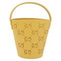 GUCCI Hand Bag Rubber Yellow 723051 Auth 206393M