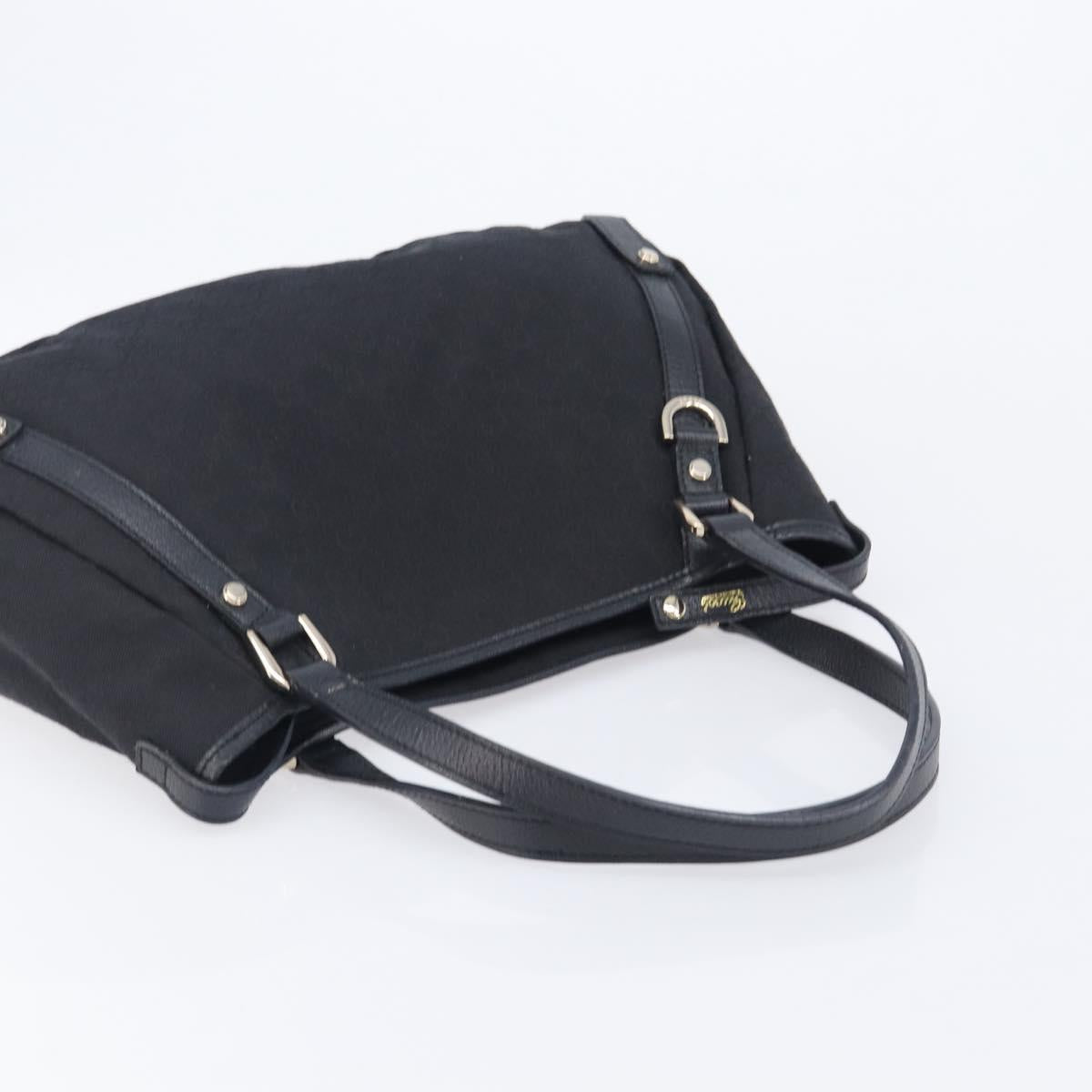 GUCCI GG Supreme GG Canvas Shoulder Bag 3 Set Beige Black Auth 206846