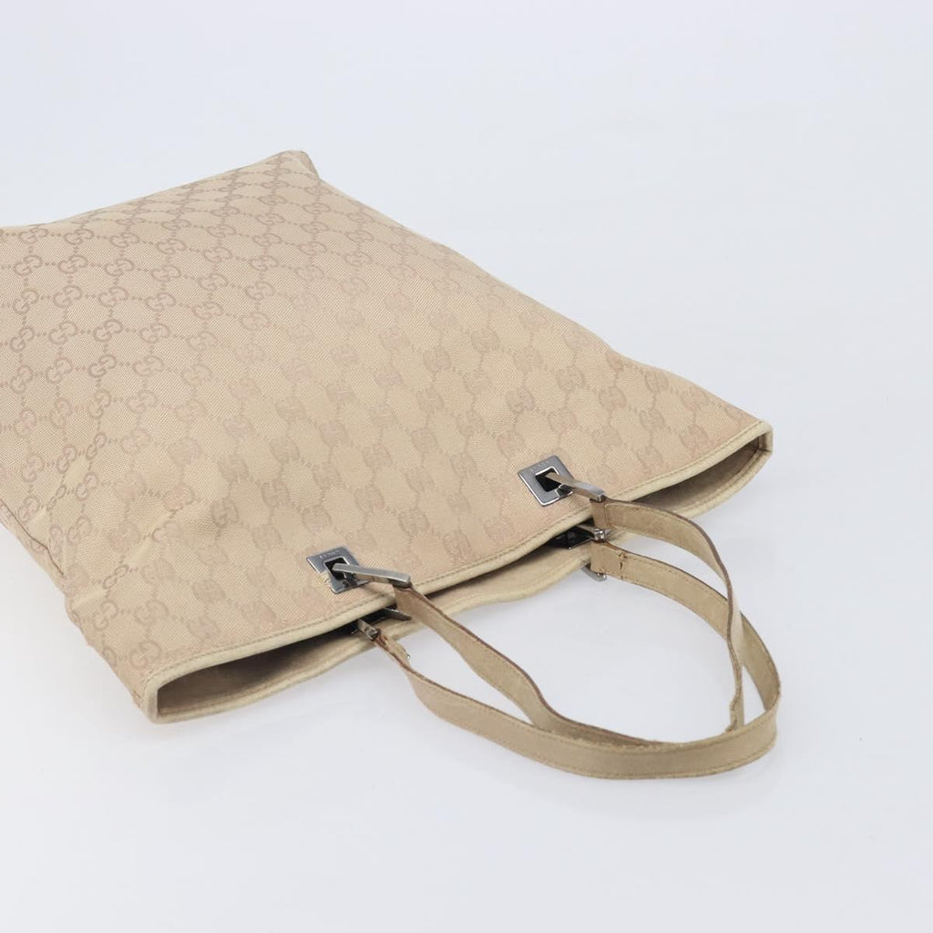 GUCCI GG Canvas Shoulder Bag 2 Set Beige Auth 206848