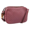GUCCI Micro GG Canvas Micro Guccissima Bag Leather Gold Pink 309538 Auth 207061
