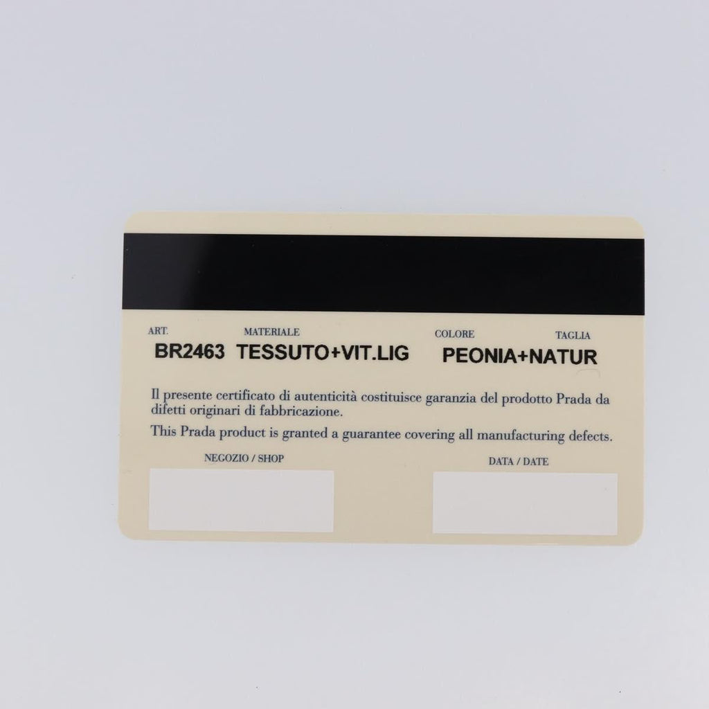 PRADA Hand Bag Nylon Pink Gold Tone Auth 207253V