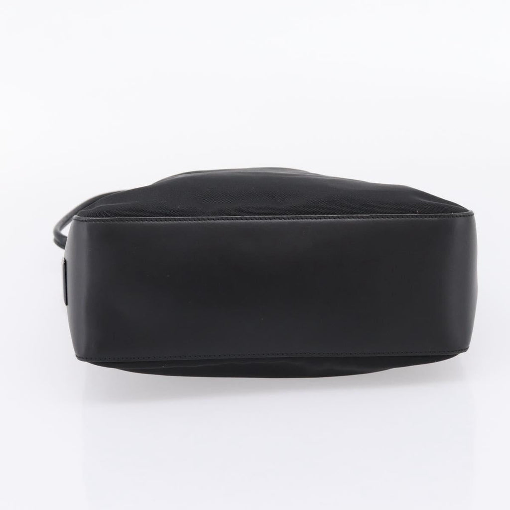 GUCCI Shoulder Bag Canvas Black Silver 001 3766 Auth 207730A