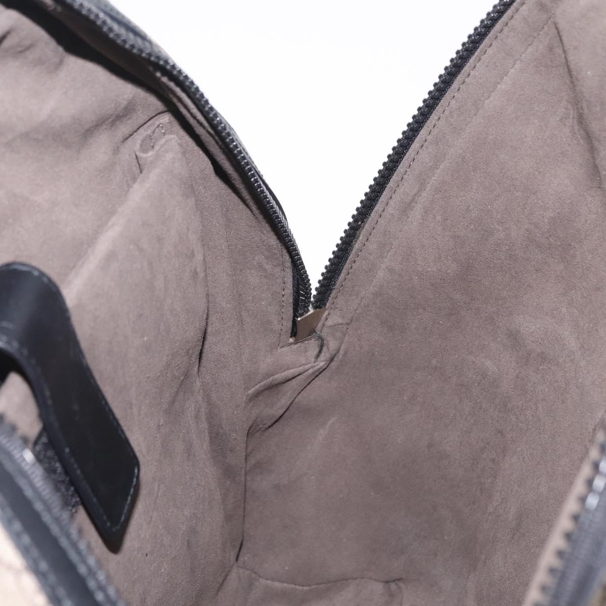 GUCCI GG Supreme Backpack PVC Beige Silver 406370 Auth 207738