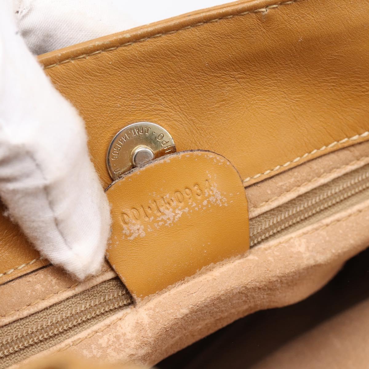 GUCCI Micro GG Supreme Shoulder Bag PVC Beige Gold 001 14 0934 Auth 207835