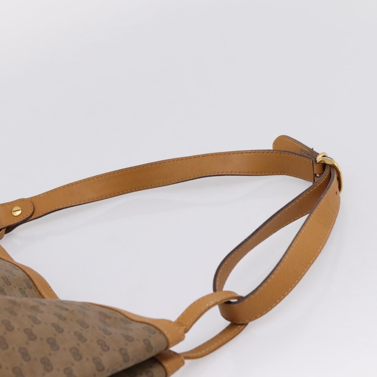 GUCCI Micro GG Supreme Shoulder Bag PVC Beige Gold 001 14 0934 Auth 207835