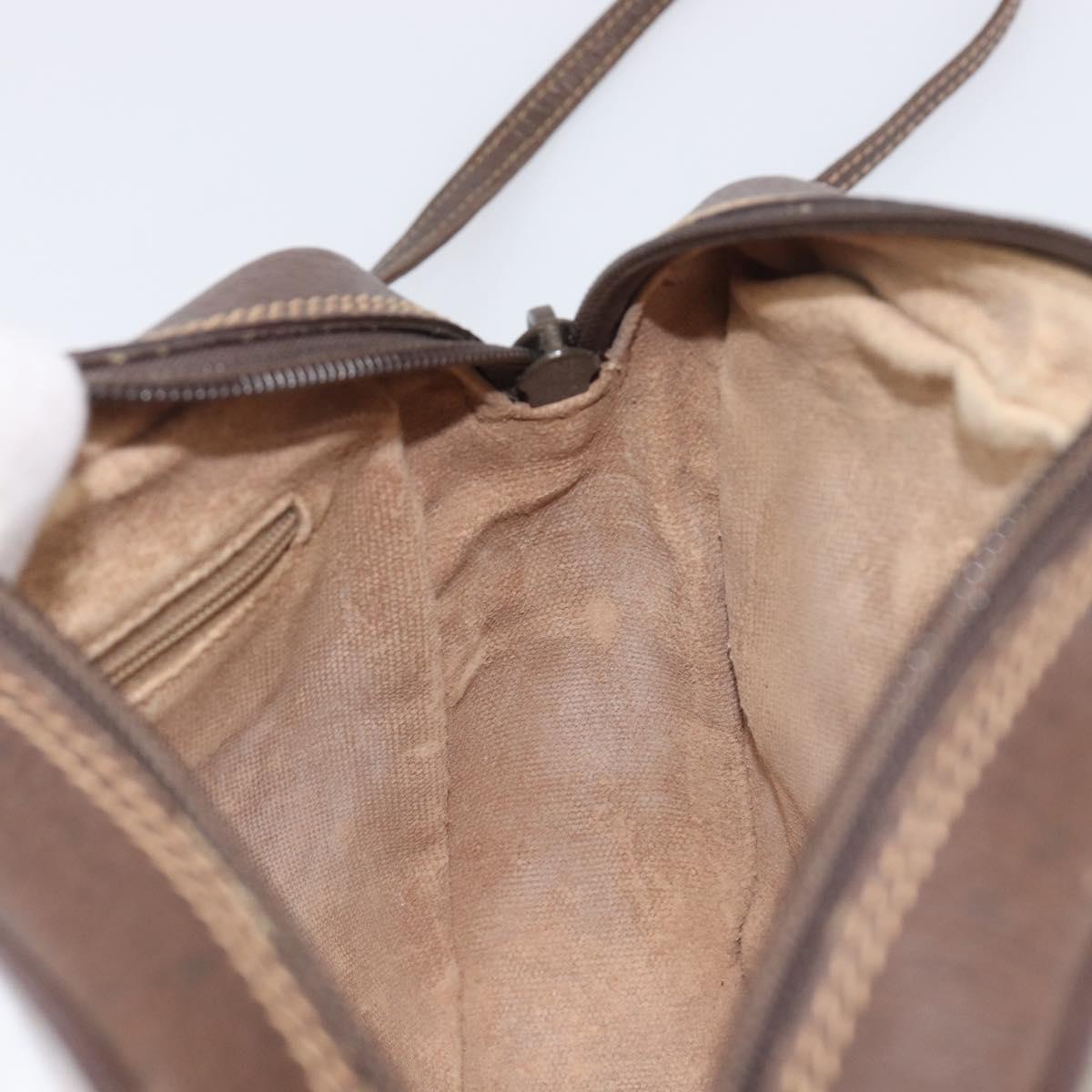 GUCCI GG Supreme Shoulder Bag PVC Beige Gold 007 115 6423 Auth 207837
