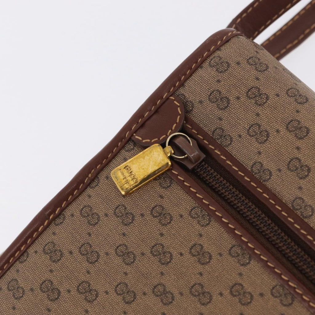 GUCCI Micro GG Supreme Shoulder Bag PVC Beige Gold 004 106 0146 Auth 207841