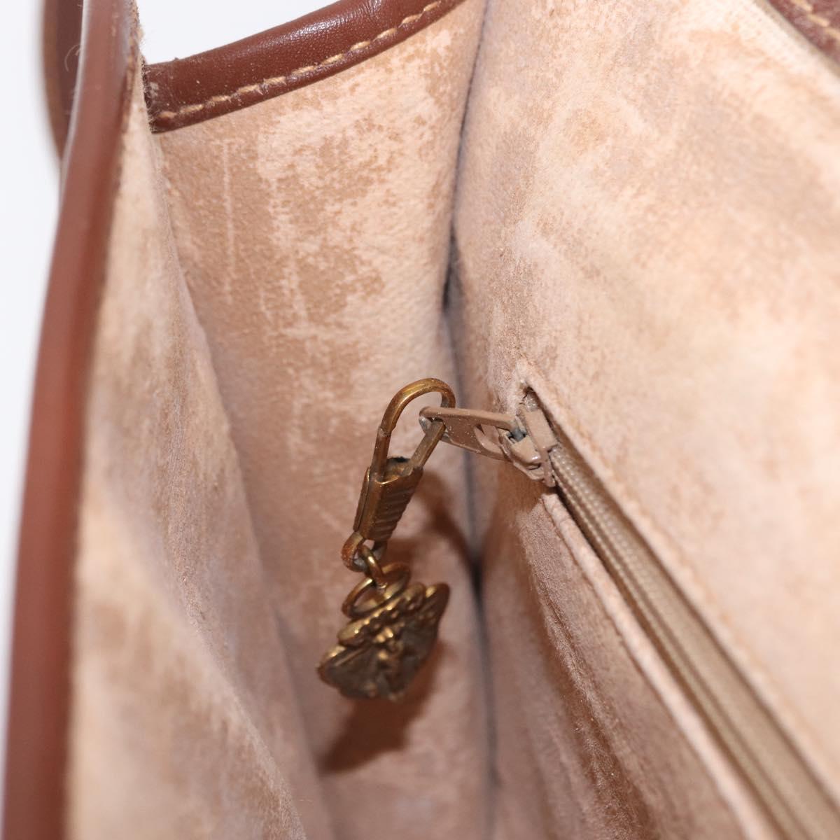 GUCCI Micro GG Supreme Shoulder Bag PVC Beige Gold 004 106 0146 Auth 207841