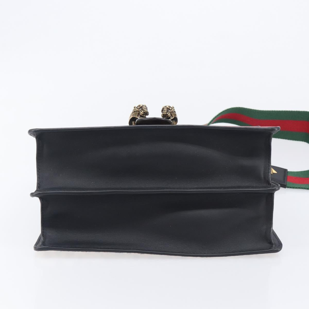 GUCCI Dionysos Bamboo Web Sherry Line Bag Harako leather 448075 Auth 208293M