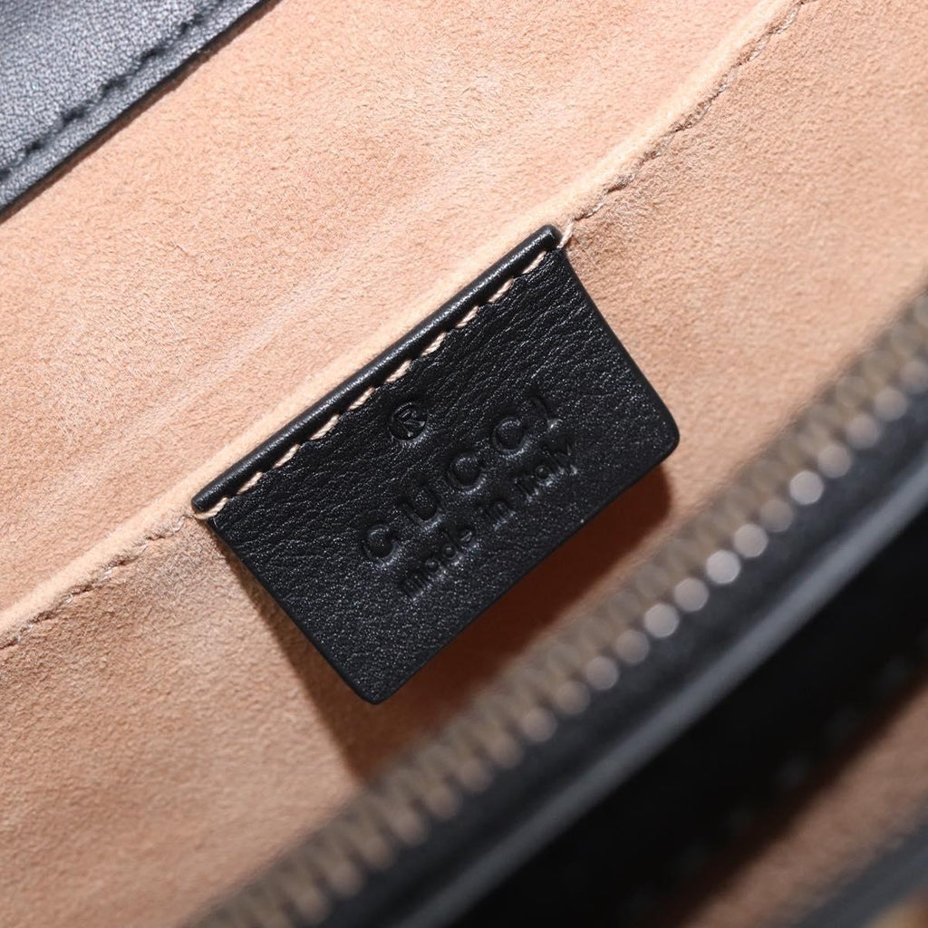 GUCCI Dionysos Bamboo Web Sherry Line Bag Harako leather 448075 Auth 208293M