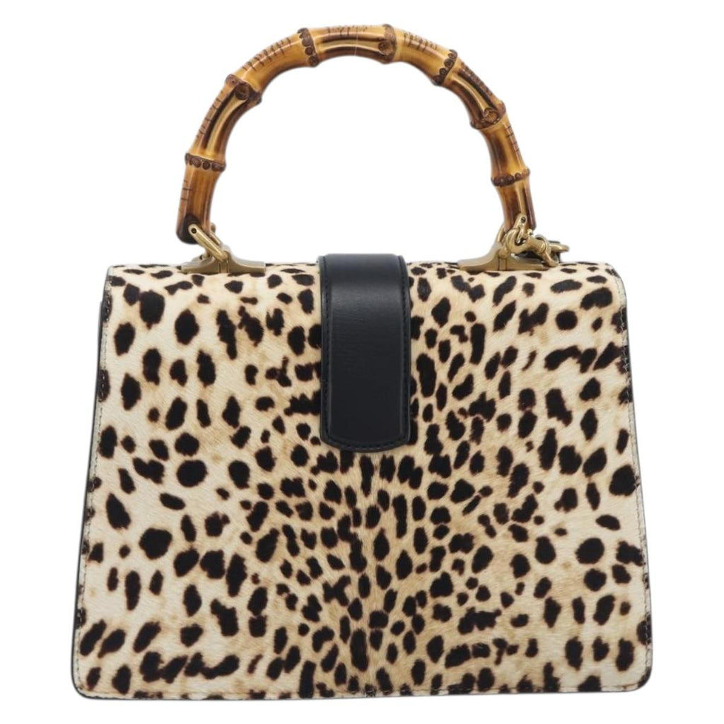 GUCCI Dionysos Bamboo Web Sherry Line Bag Harako leather 448075 Auth 208293M