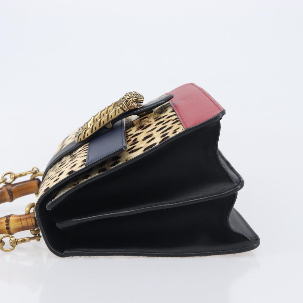 GUCCI Dionysos Bamboo Web Sherry Line Bag Harako leather 448075 Auth 208293M