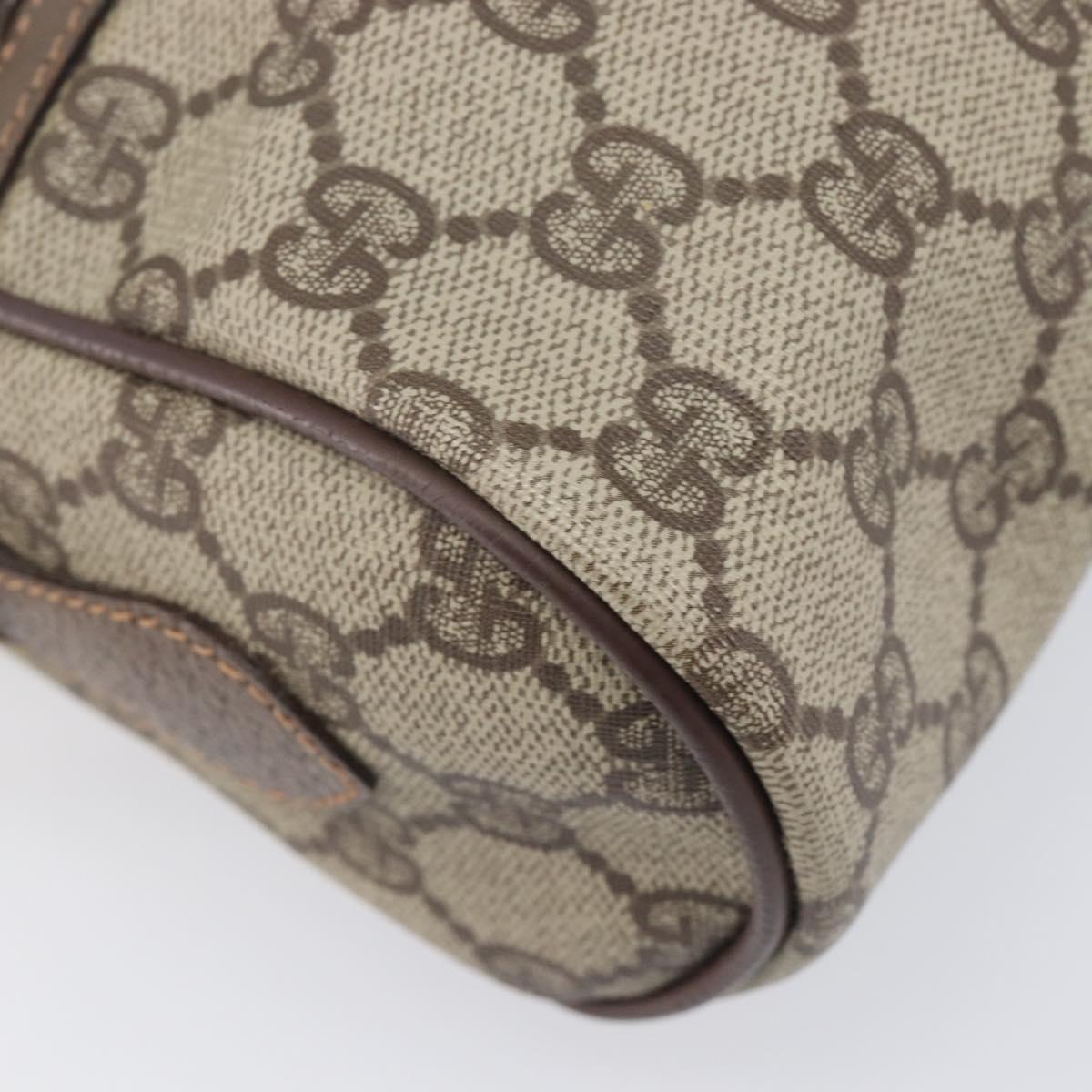 GUCCI GG Supreme Web Sherry Line Shoulder Bag PVC 001 115 6655 Auth 208543A