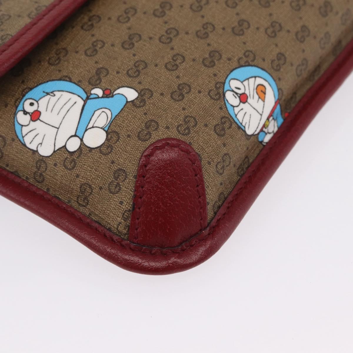 GUCCI Micro GG Supreme Doraemon Fujiko-Pro Waist PVC Beige 647817 Auth 208599M