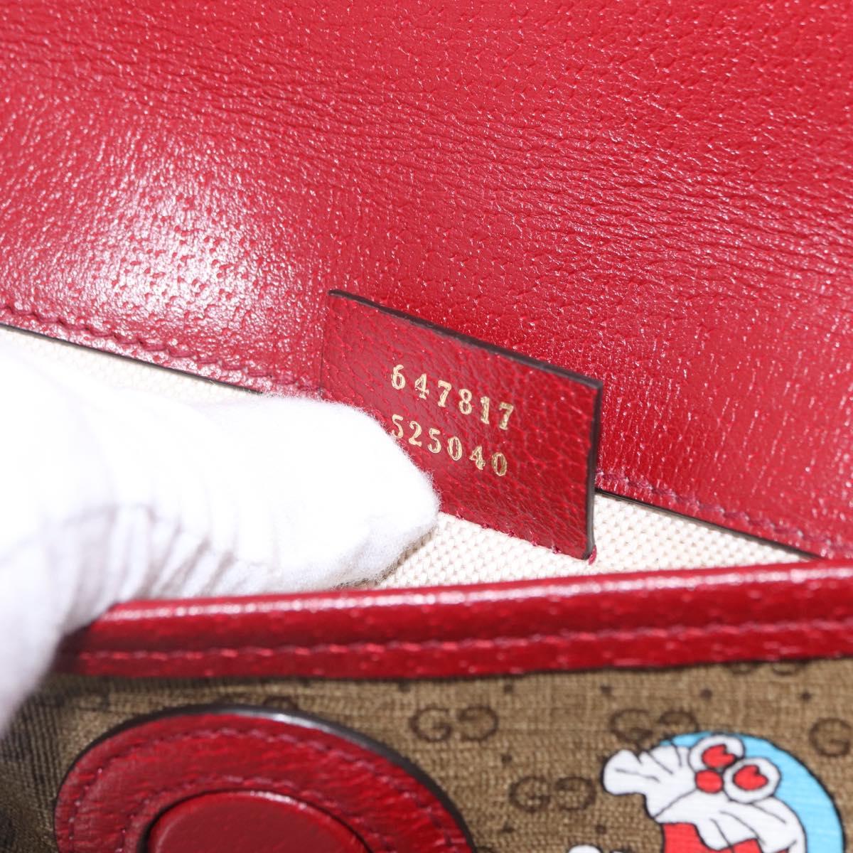 GUCCI Micro GG Supreme Doraemon Fujiko-Pro Waist PVC Beige 647817 Auth 208599M