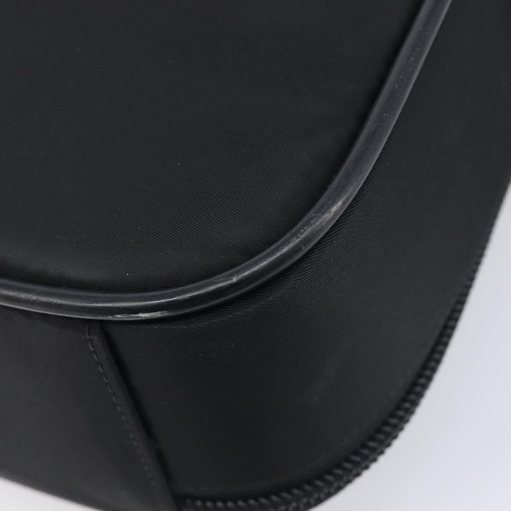 PRADA Business Bag Nylon 2way Black Silver Auth 208691A