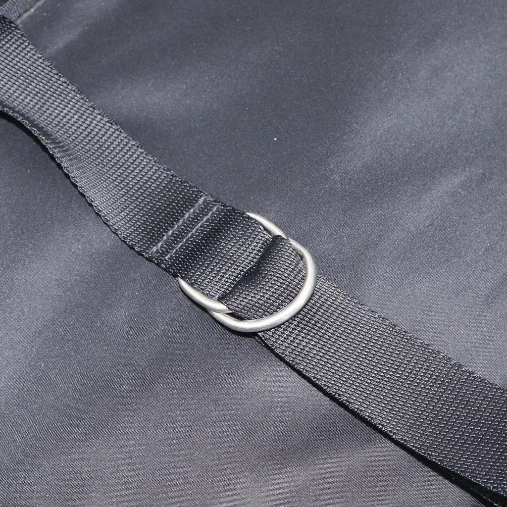 PRADA Business Bag Nylon 2way Black Silver Auth 208691A
