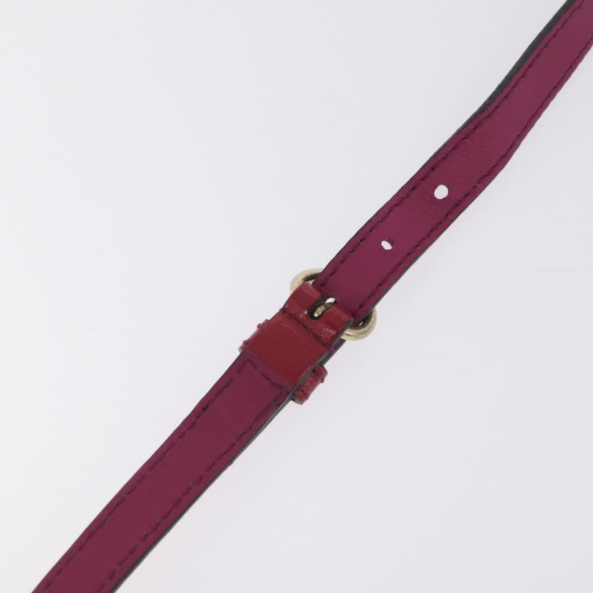 GUCCI Shoulder Bag Leather Pink Gold 308364 Auth 209533A
