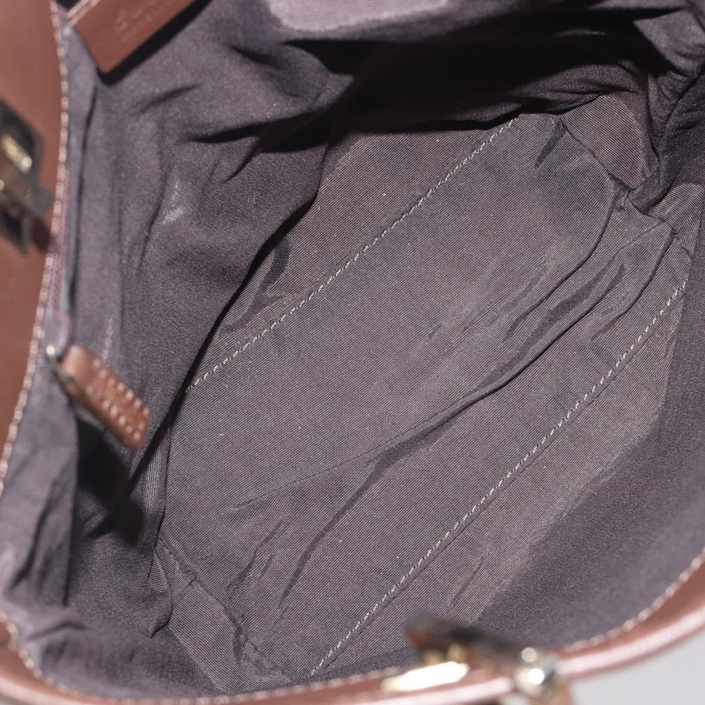 GUCCI GG Canvas Tote Bag Pink Gold Tone 002 1099 Auth 209694