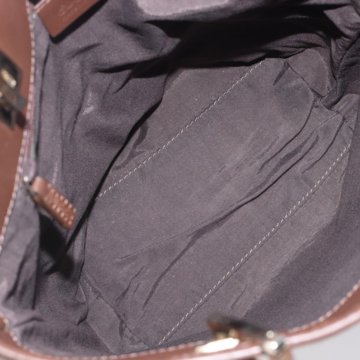 GUCCI GG Canvas Tote Bag Pink Gold Tone 002 1099 Auth 209694