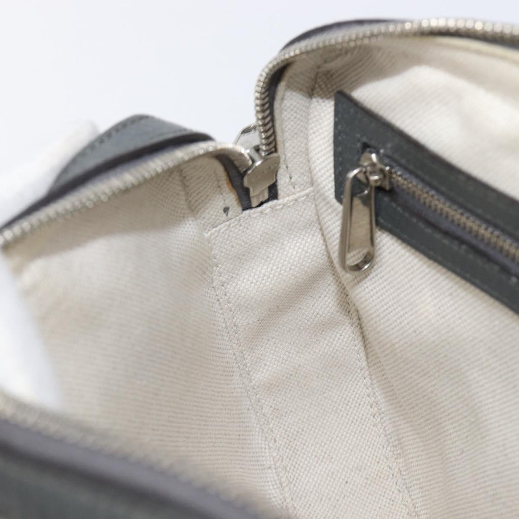 GUCCI GG Supreme Shoulder Bag PVC Gray Silver 699439 Auth 209865V