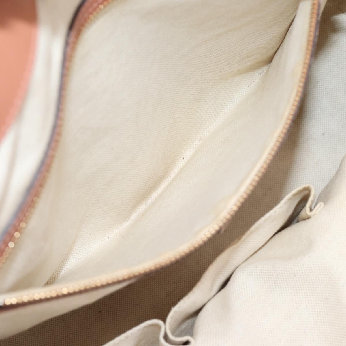 GUCCI GG Canvas Tote Bag Beige Gold 269956 Auth 209910