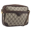 GUCCI GG Supreme Shoulder Bag PVC Beige Gold 007 904 0423 Auth 209939